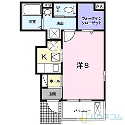 エル・グランツ正雀 1Kの間取図画像