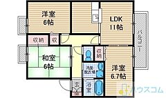 物件の間取り