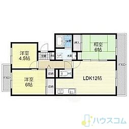 フォルク北千里O棟 3階