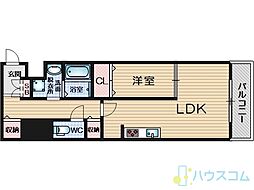 セレノスクエア 1LDKの間取図画像