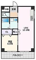 タウンハイツ大和 401 ｜ 大阪府吹田市昭和町2-5（賃貸マンション1LDK・4階・42.00㎡） その2