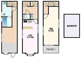 吹田市日の出町戸建 1 ｜ 大阪府吹田市日の出町10-35（賃貸一戸建2LDK・1階・74.38㎡） その2