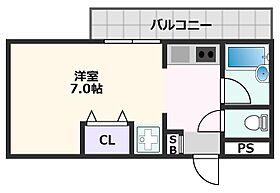 コアティーパートI 212 ｜ 大阪府吹田市岸部中3丁目24-1（賃貸マンション1R・2階・23.00㎡） その2