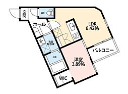 REGALEST千里山 3階1LDKの間取り