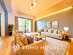 ダイアパレスリバーサイド府中是政 3LDKのリビング/ダイニング