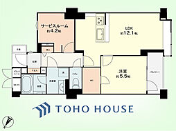 グランドメゾン幡ヶ谷 1SLDKの間取り