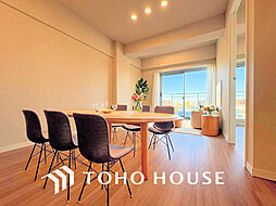 玉川台スカイマンション 2LDKのリビング/ダイニング