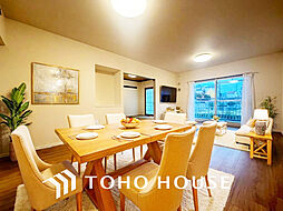 港南台パークホームズ 4LDKのリビング/ダイニング