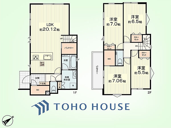 間取りを拡大表示