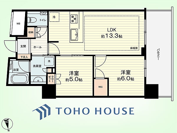 間取りを拡大表示