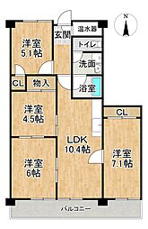 間取図画像 4LDK