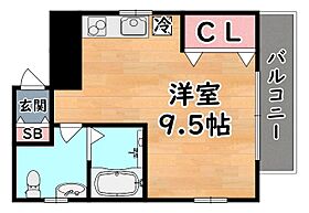 兵庫県神戸市灘区高羽町５丁目（賃貸マンション1R・4階・23.58㎡） その2