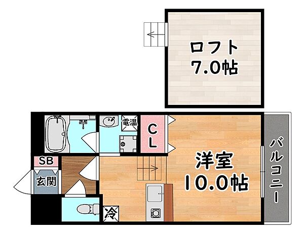 兵庫県神戸市灘区灘南通５丁目(賃貸マンション1R・4階・26.09㎡)の写真 その2