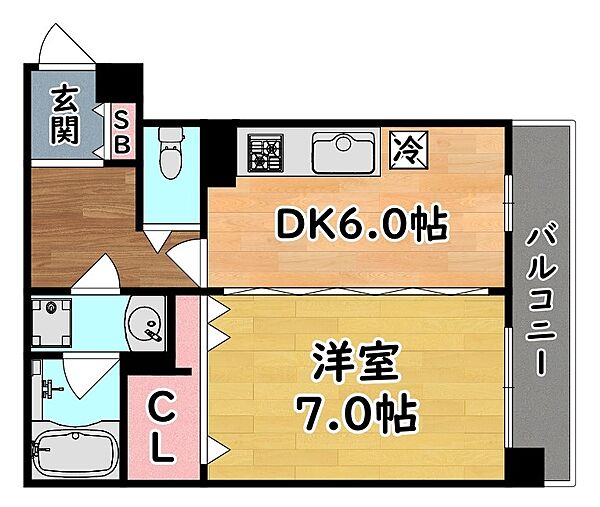 兵庫県神戸市灘区楠丘町２丁目(賃貸マンション1DK・1階・34.81㎡)の写真 その2
