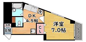 兵庫県神戸市灘区中原通４丁目（賃貸マンション1DK・2階・25.00㎡） その2