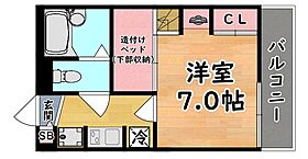 兵庫県神戸市東灘区御影本町３丁目（賃貸マンション1K・3階・19.87㎡） その2