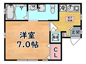 兵庫県神戸市東灘区御影郡家２丁目（賃貸アパート1K・1階・25.67㎡） その2