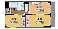 ラシュレウエスト六甲2階9.2万円
