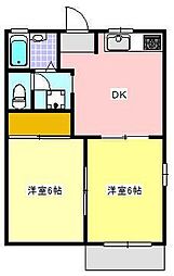 間取図画像 2DK