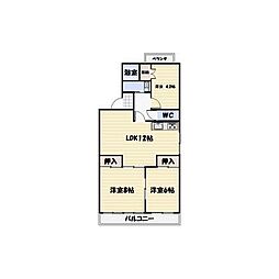 セルテーヌ岡出山 3LDKの間取図画像