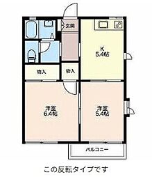 パークサイドハイツWA 1LDKの間取図画像