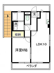 ツアールS 1LDKの間取図画像