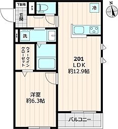 Renatus 1LDKの間取図画像
