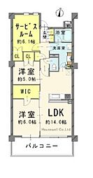 間取図画像 2SLDK