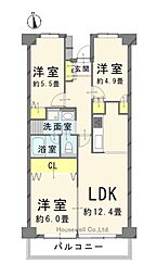 間取図画像 3LDK