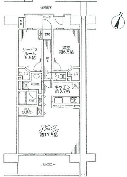 間取りを拡大表示