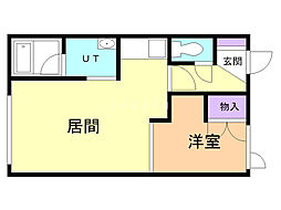ロイヤルハイム宮前B 2階