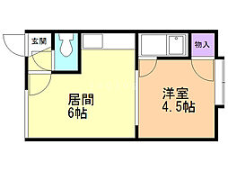 コーポエステートB 2階