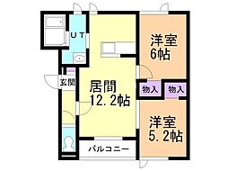 ミモザ緑町B棟(南側) 1階