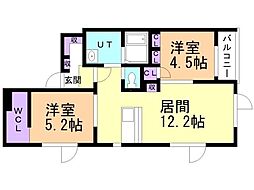 クレール六番館 2階