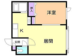 ドムール新開Ａ 1階