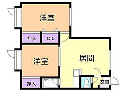 グランドハウスＢ 2階