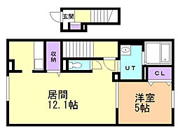 間取図画像 1LDK