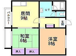 グランドハイツ新明C棟 2階