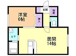 ロイヤルハイム明野新町Ｇ棟 2階