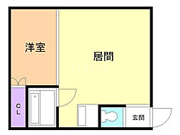 スカイハイＡ 2階