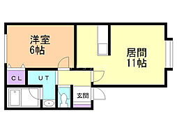 ボヌール　イブー 1階