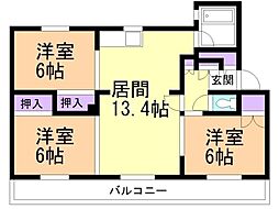ヴィラナリー苫小牧II　2号棟 3階