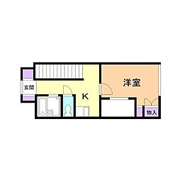 間取図画像 1K