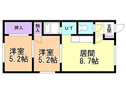 ブリティッシュ喜多Ａ 2階