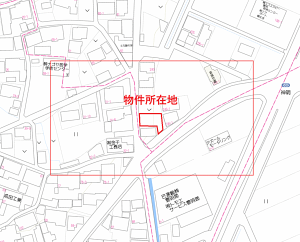地図を拡大表示