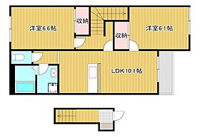 フィールド・ルミナスII  ｜ 滋賀県愛知郡愛荘町長野（賃貸アパート2LDK・2階・56.10㎡） その2