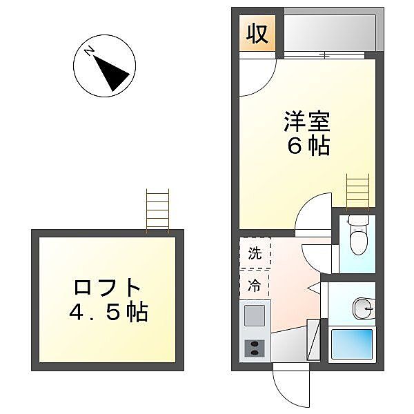 グランパレ岡本 102｜福岡県春日市岡本４丁目(賃貸アパート1K・1階・21.00㎡)の写真 その2