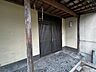 玄関：玄関の外観です。