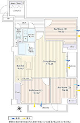 間取図画像 3LDK
