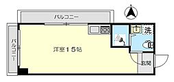 ハイクリプトメリア ワンルームの間取図画像